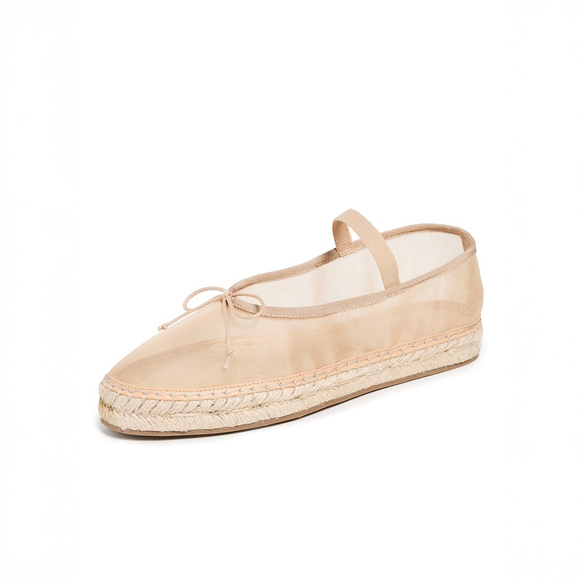 Loeffler Randall Shoes - NIB Loeffler Randall Women's Kayla Ballet Flats Espadrilles Caramel Tan - 7.5 M